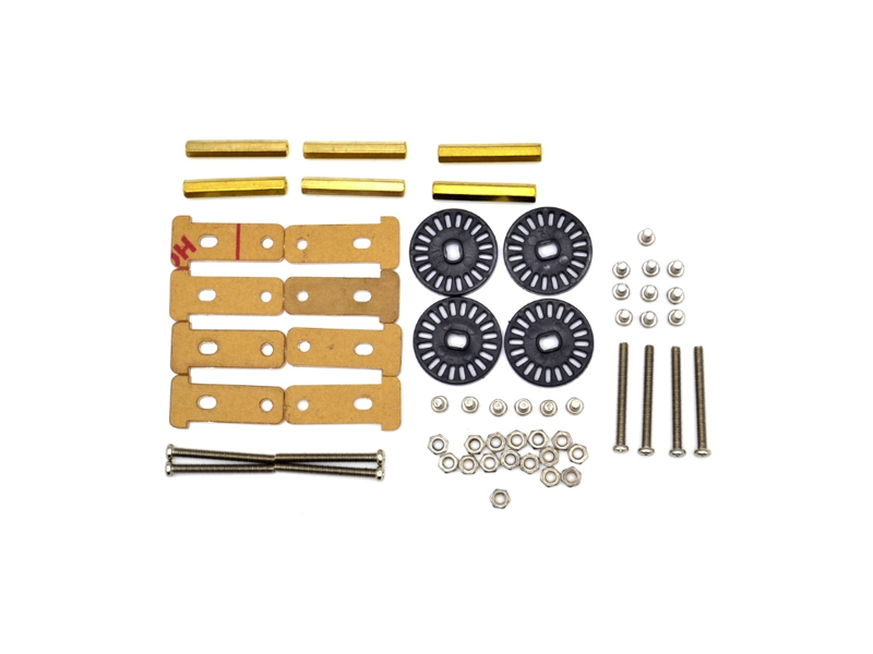 4WD Smart Robot Car Chassis Black - Image 4
